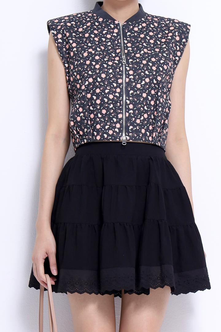 Blossom Cropped Vest Top