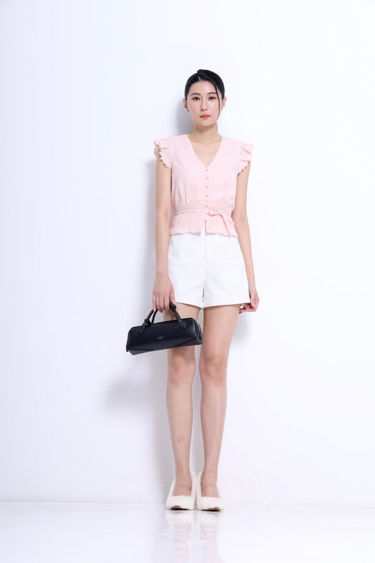 Lorraine V-Neck Lace Blouse