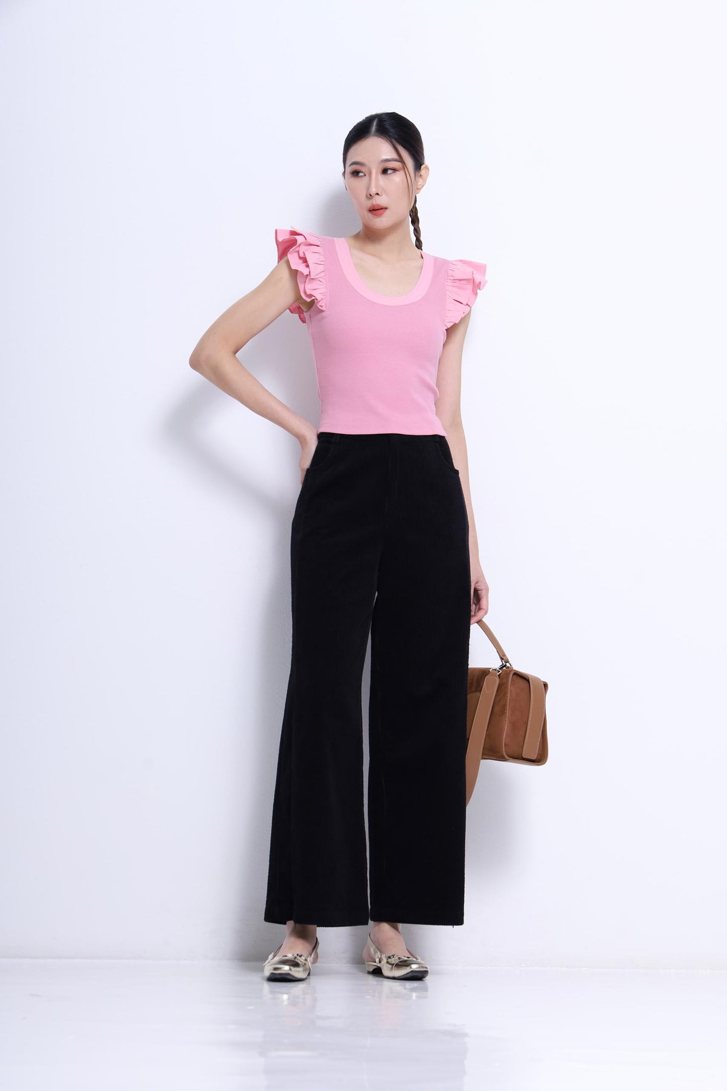 Marianne Ruffles Sleeve Top