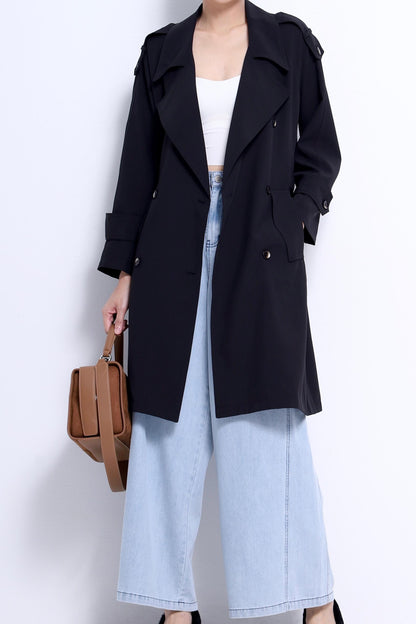 Naomi Light Midi Trench Jacket