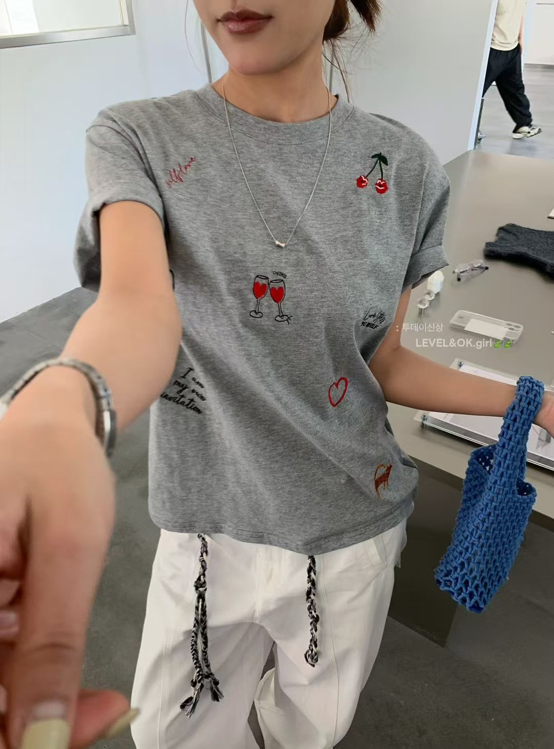 Love Yourself Embroidered Tee