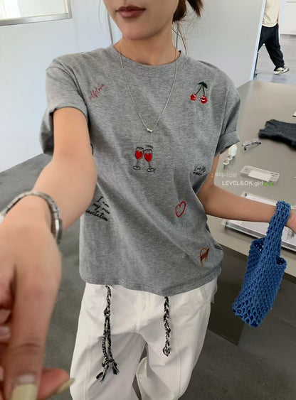 Love Yourself Embroidered Tee