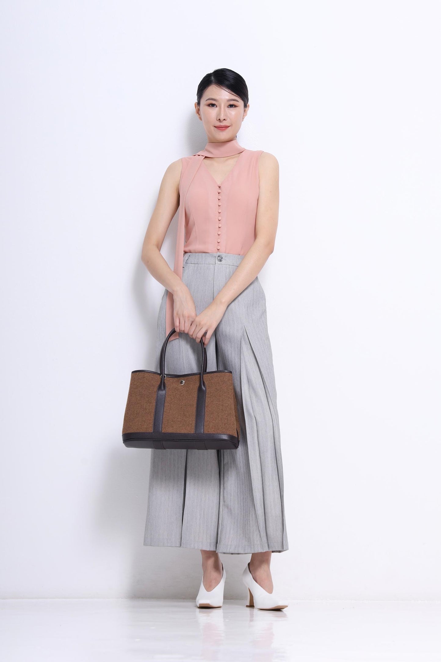 Becca V-Neck Chiffon Blouse