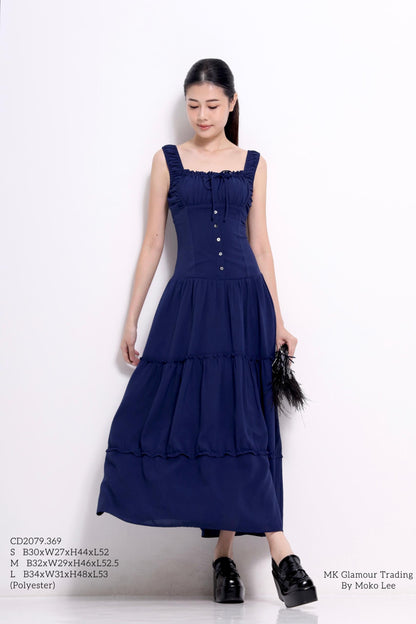 Denise Ruffled A-line Dress