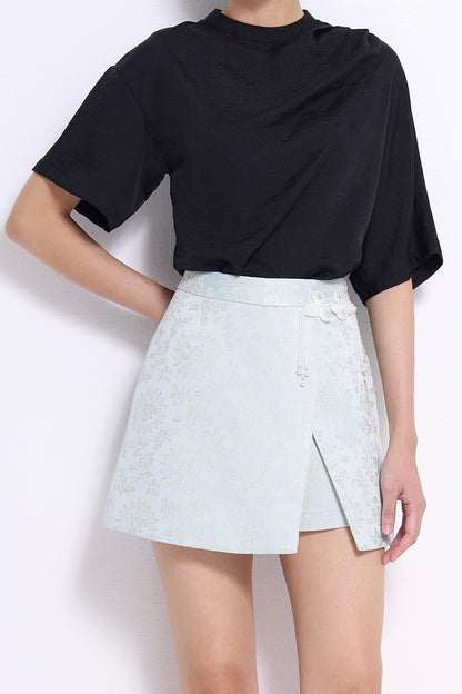 Nadya Asymmetrical Satin Top