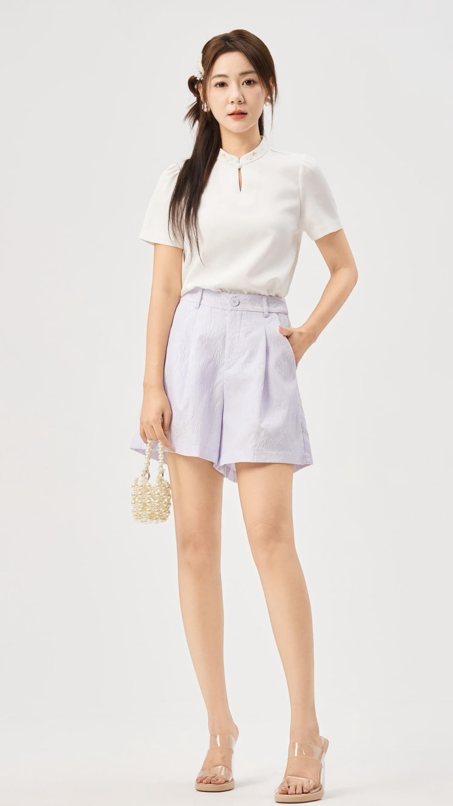 Su Oriental Embroidered Qipao Top