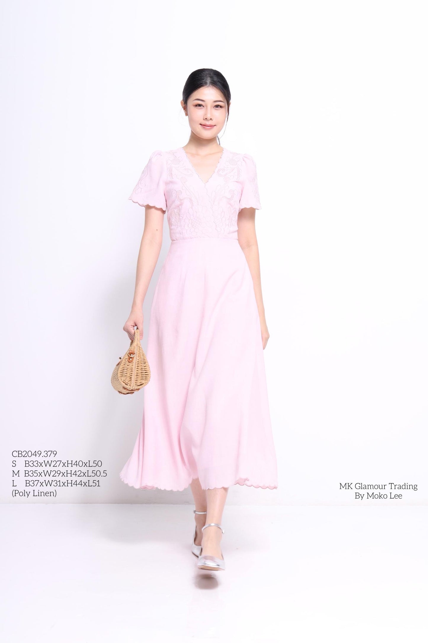 Nellie A-line Linen Dress