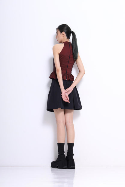 Talia Peplum Ruffles Top