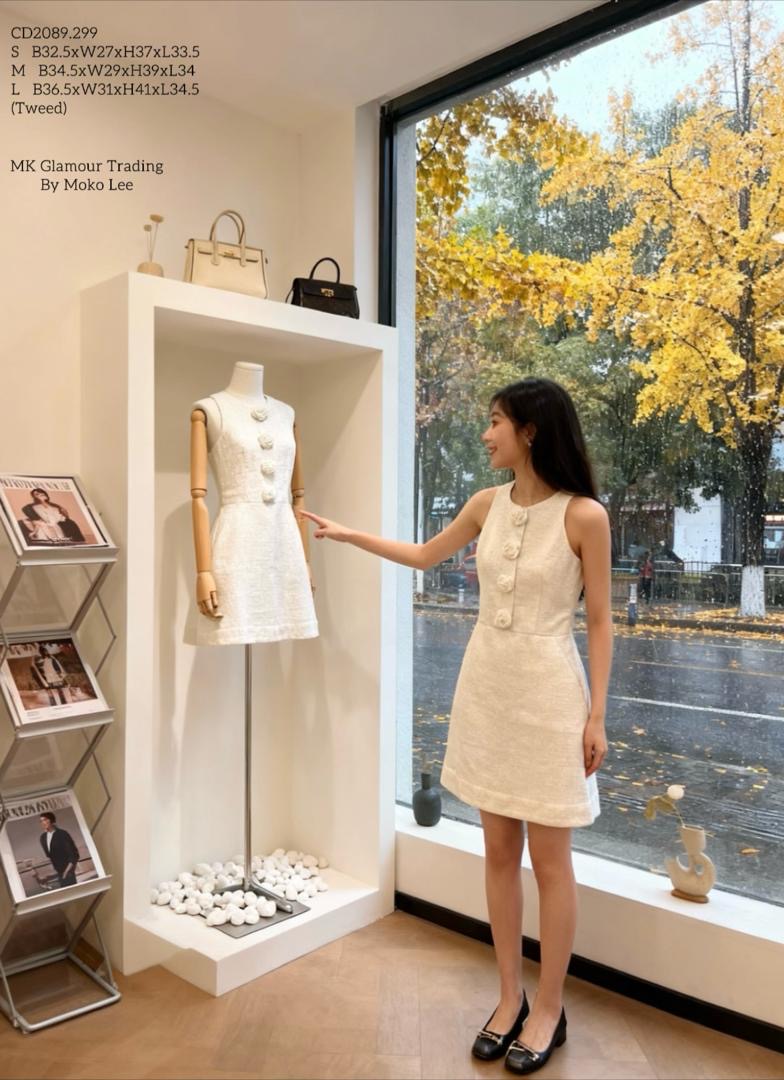 Chérie Rose Midi Dress