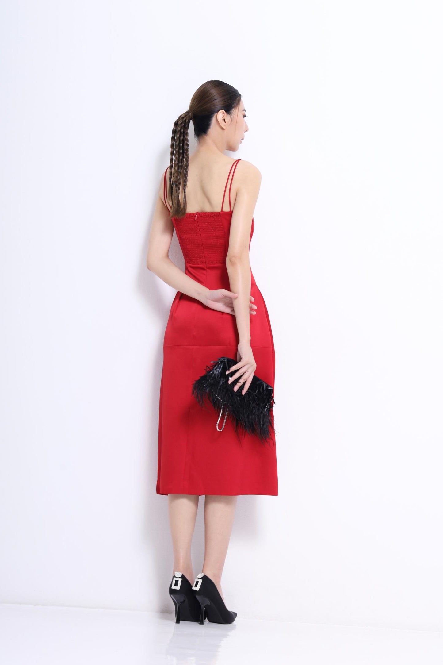 Dahlia A-line Midaxi Dress