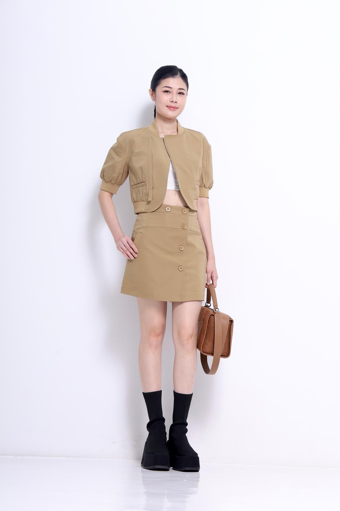 Dana A-line Mini Skirt