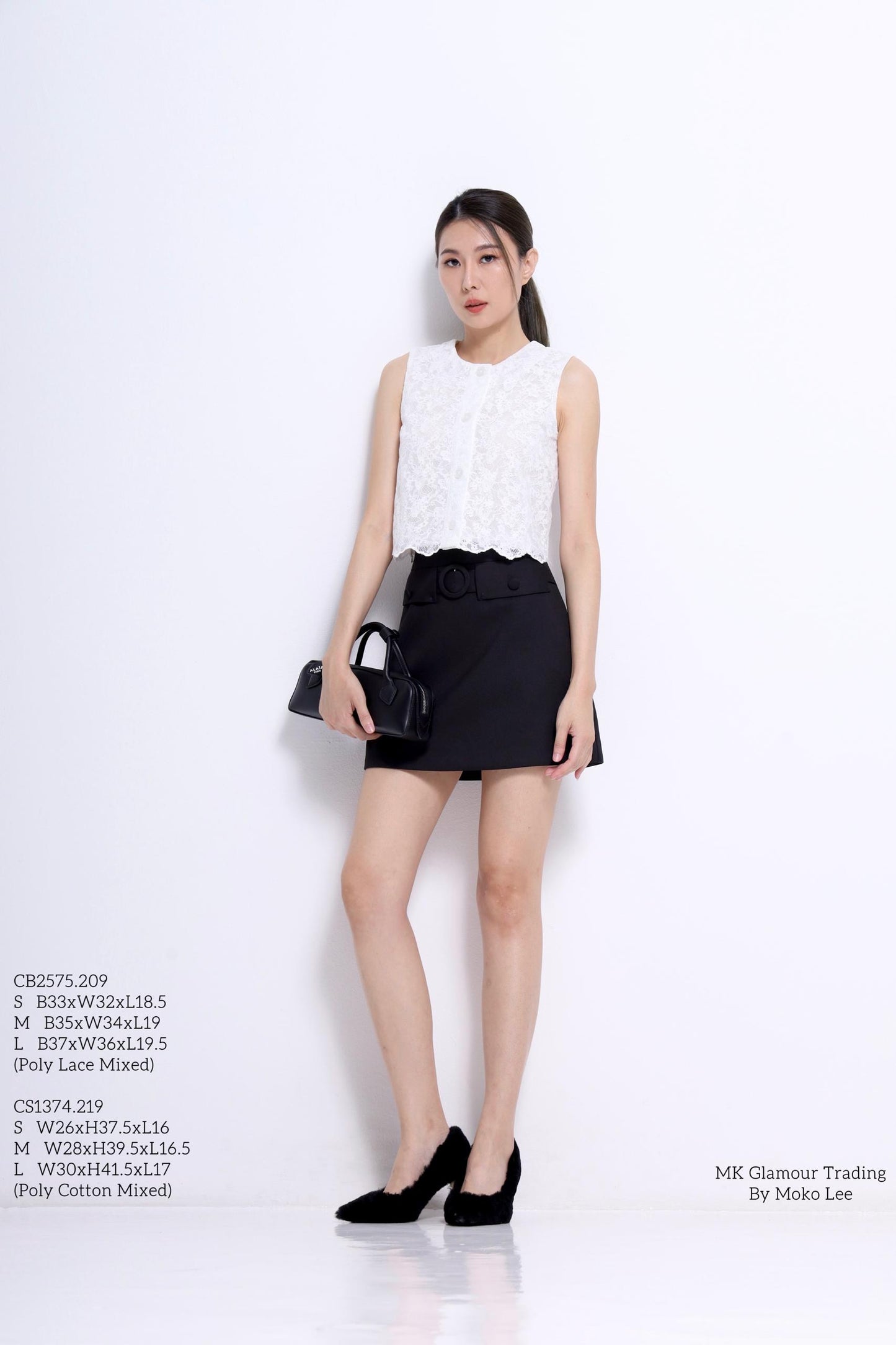 Lily Lace Scallop Top