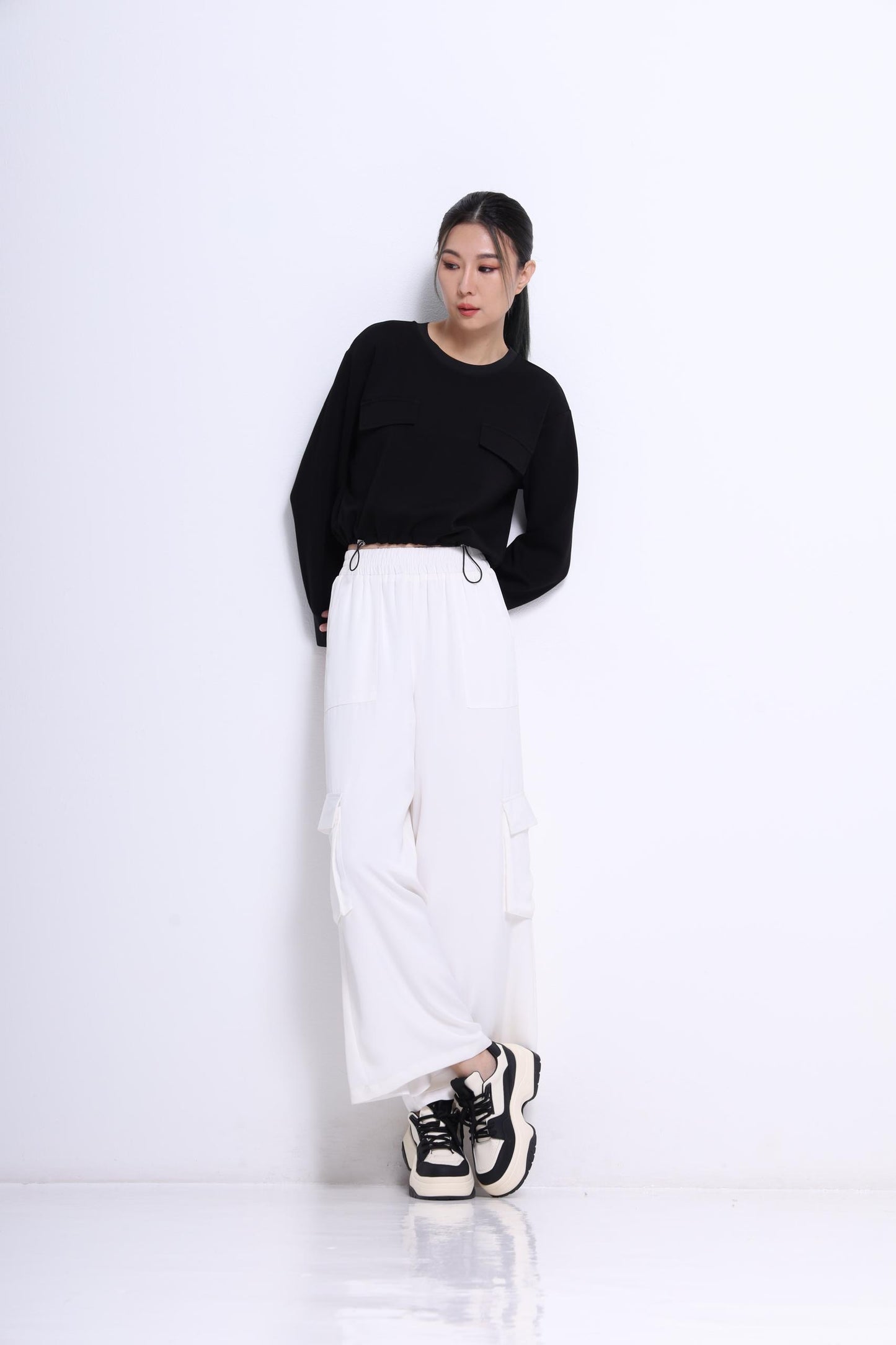 Misa Relaxed Drawstring Sweater