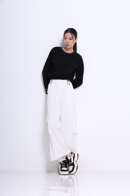 Misa Relaxed Drawstring Sweater