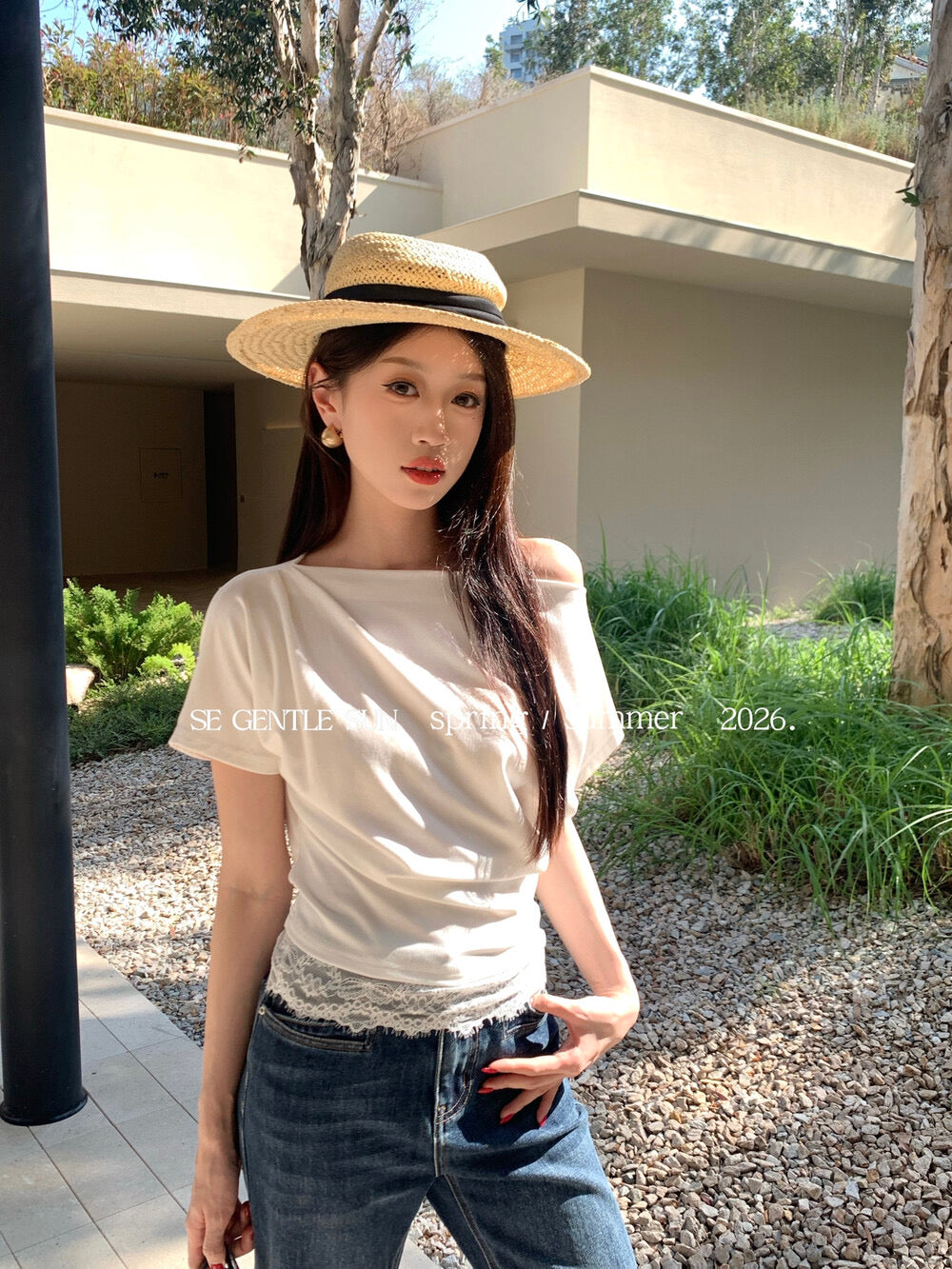 Marie Off Shoulder Lace Top