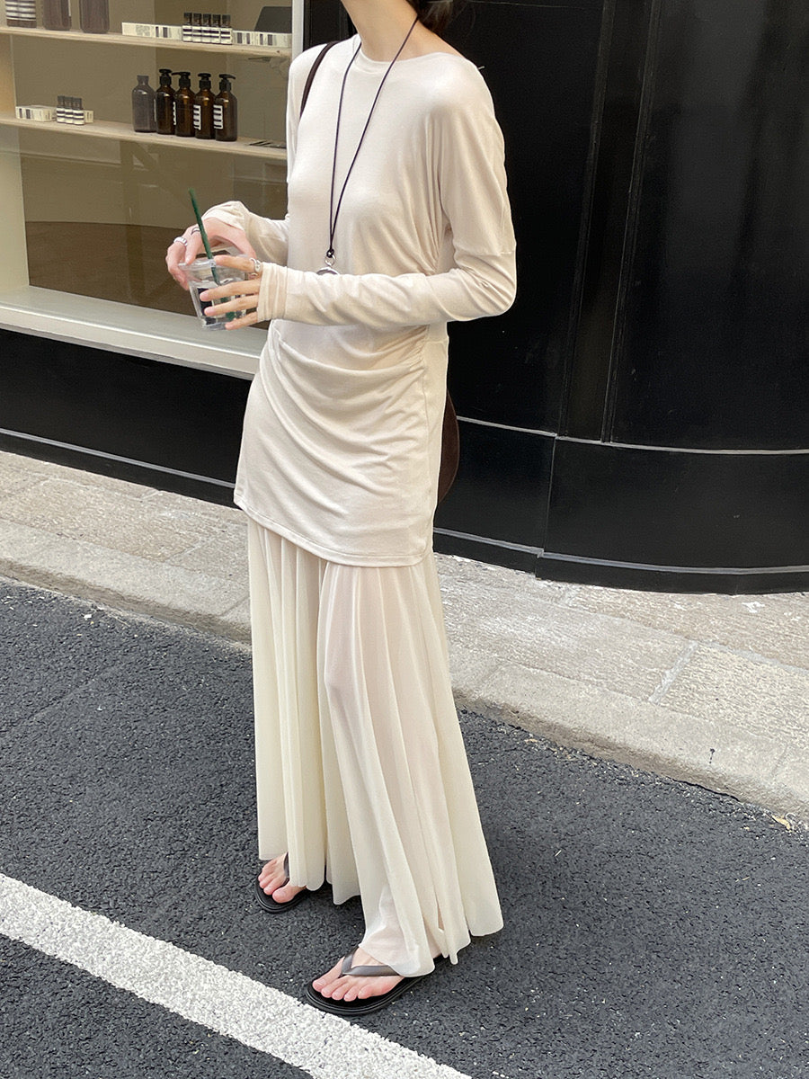 Reina Asymmetrical Tencel Dress