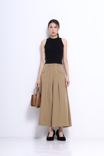 Camille Rose Ribbed Knit Top