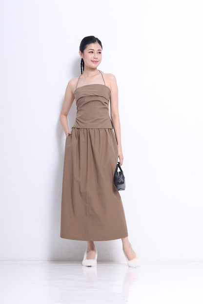 Fanny Column Maxi Skirt