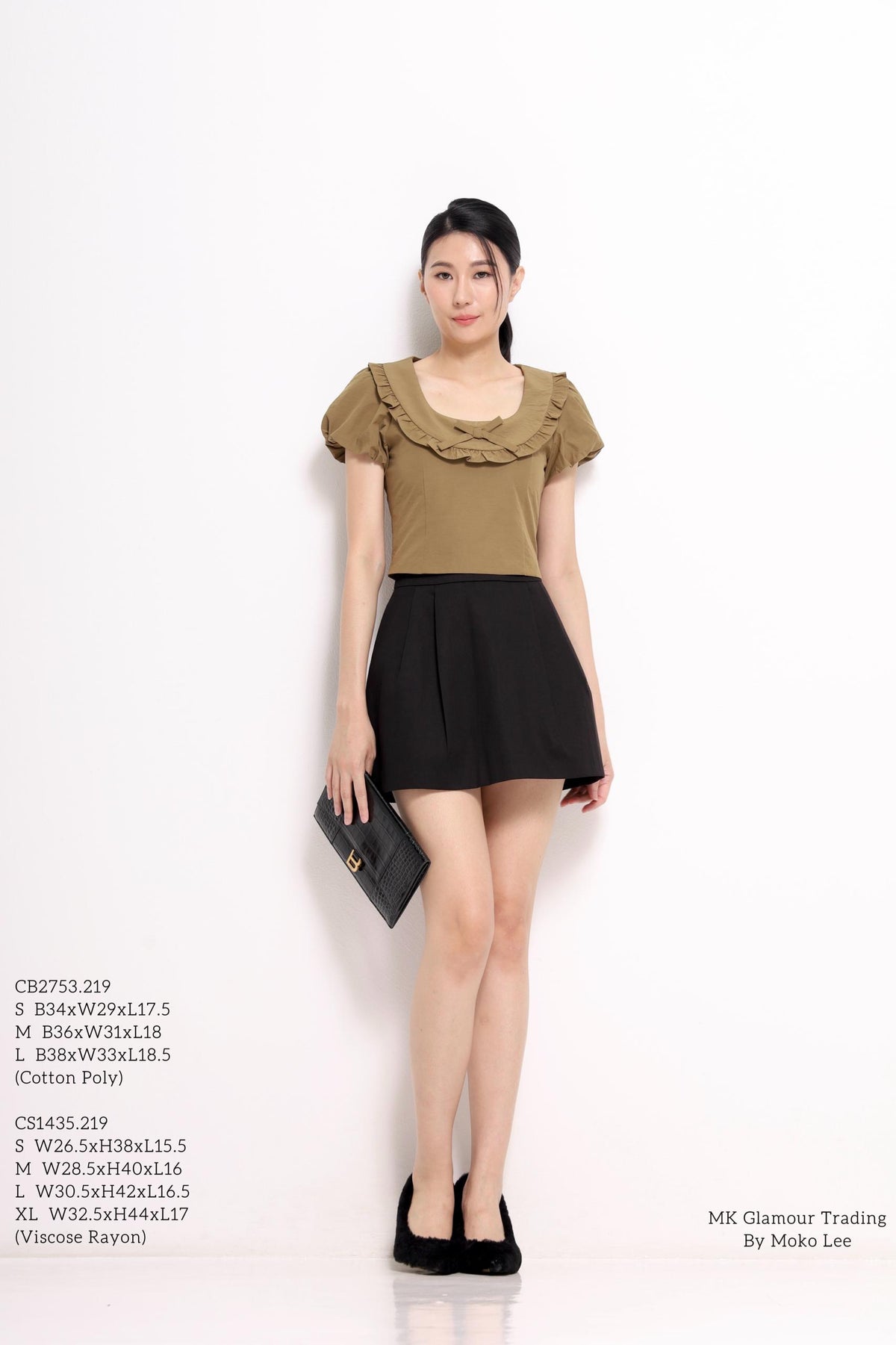 Lily Boat Neck Bow Tie Top