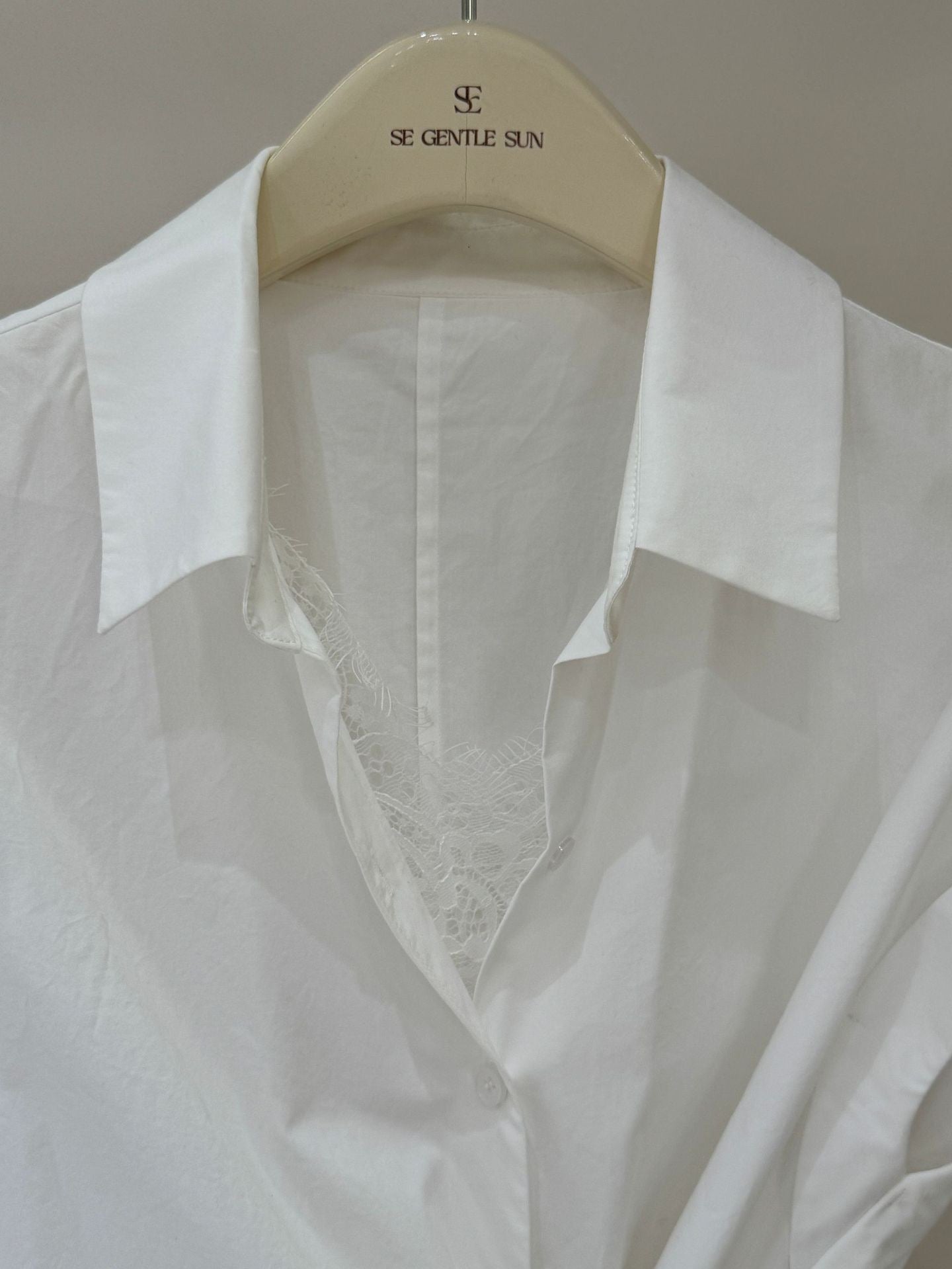 PREORDER Yoona Lace Side Tie Shirt