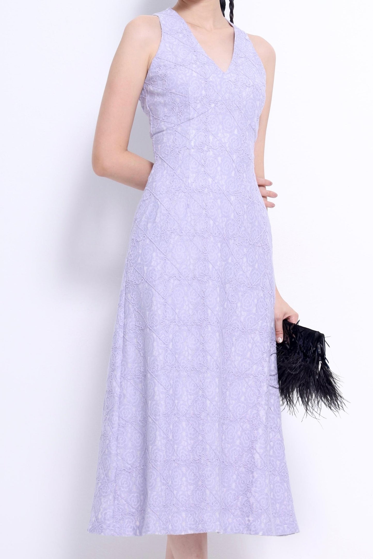 Rosalie V-neck Lace Dress