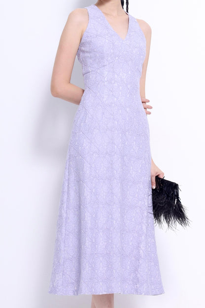 Rosalie V-neck Lace Dress