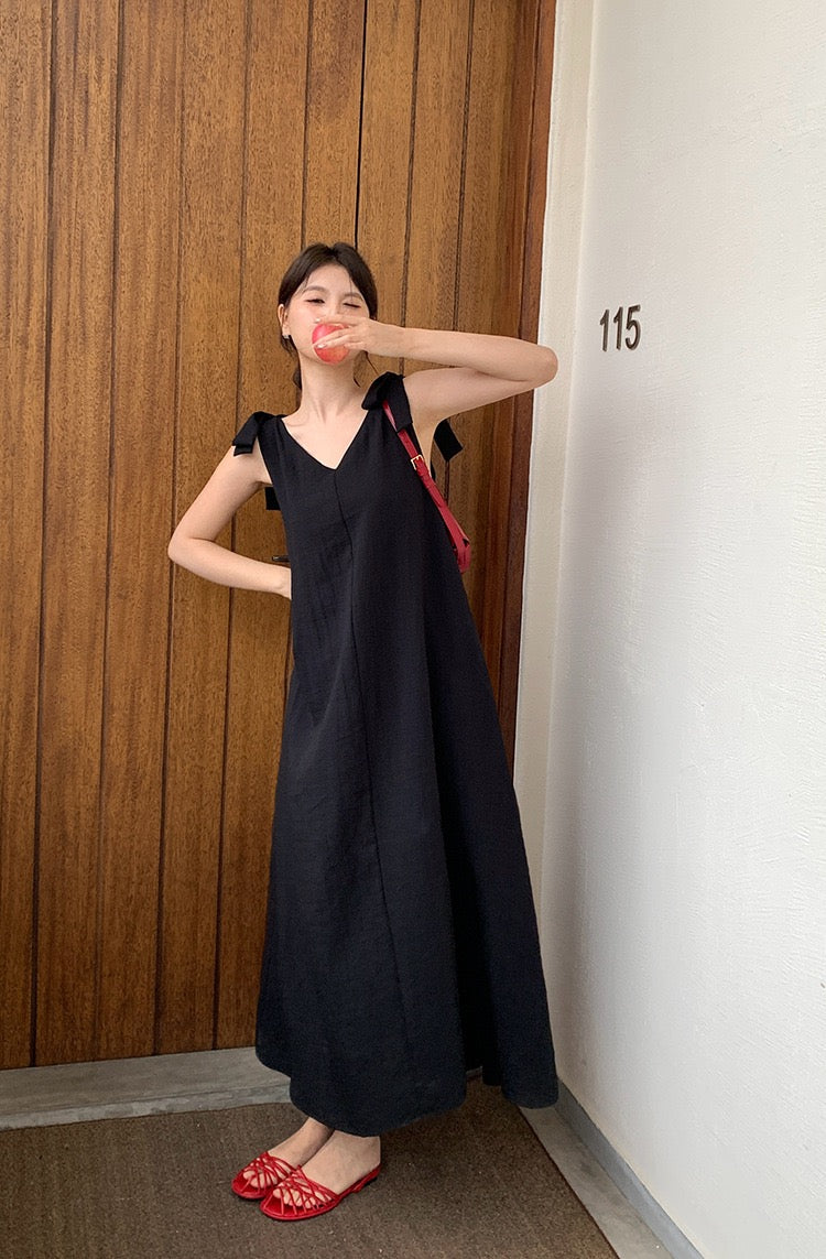 Emy Linen A-line Dress