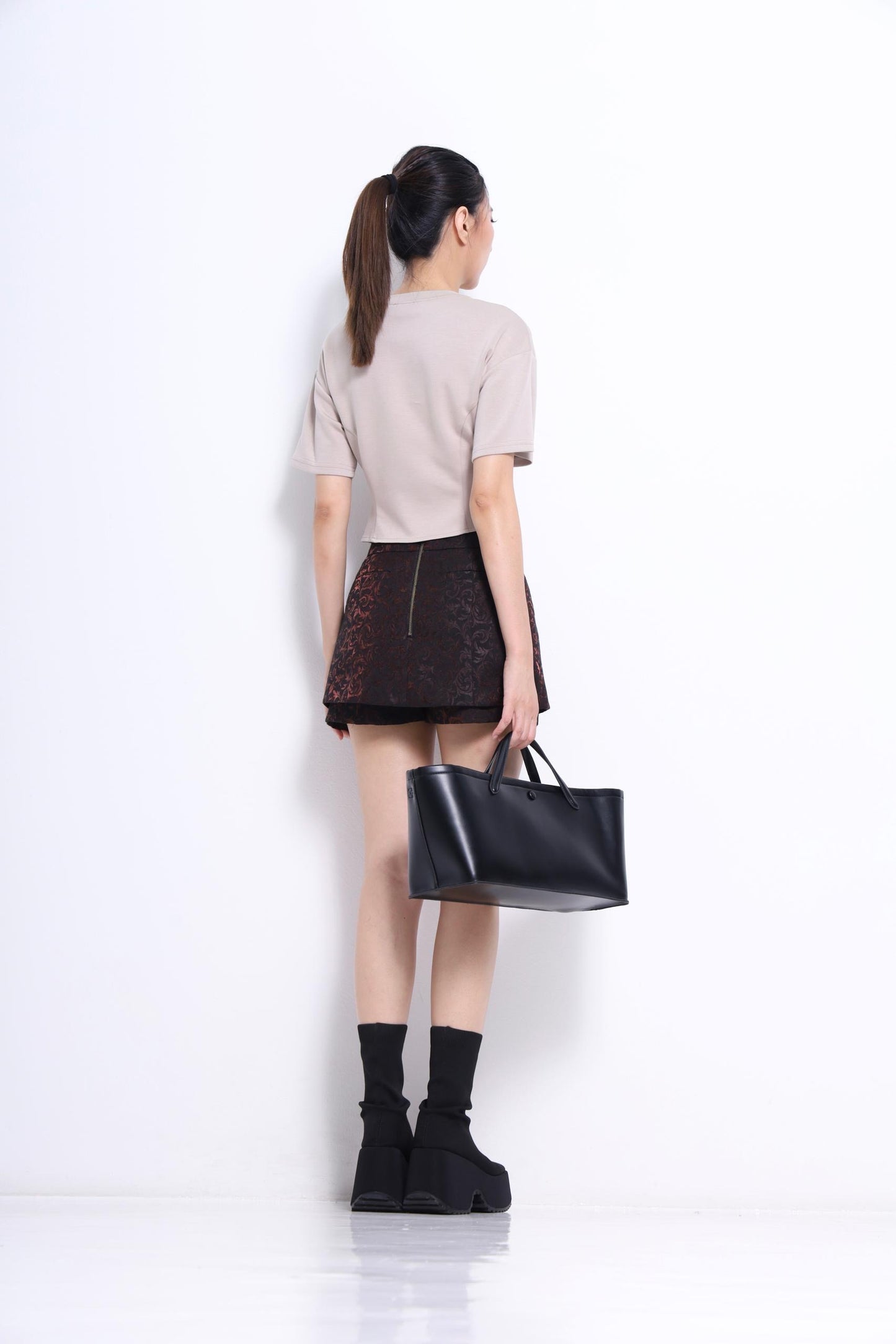 Trish Rose Beaded Scuba Tee