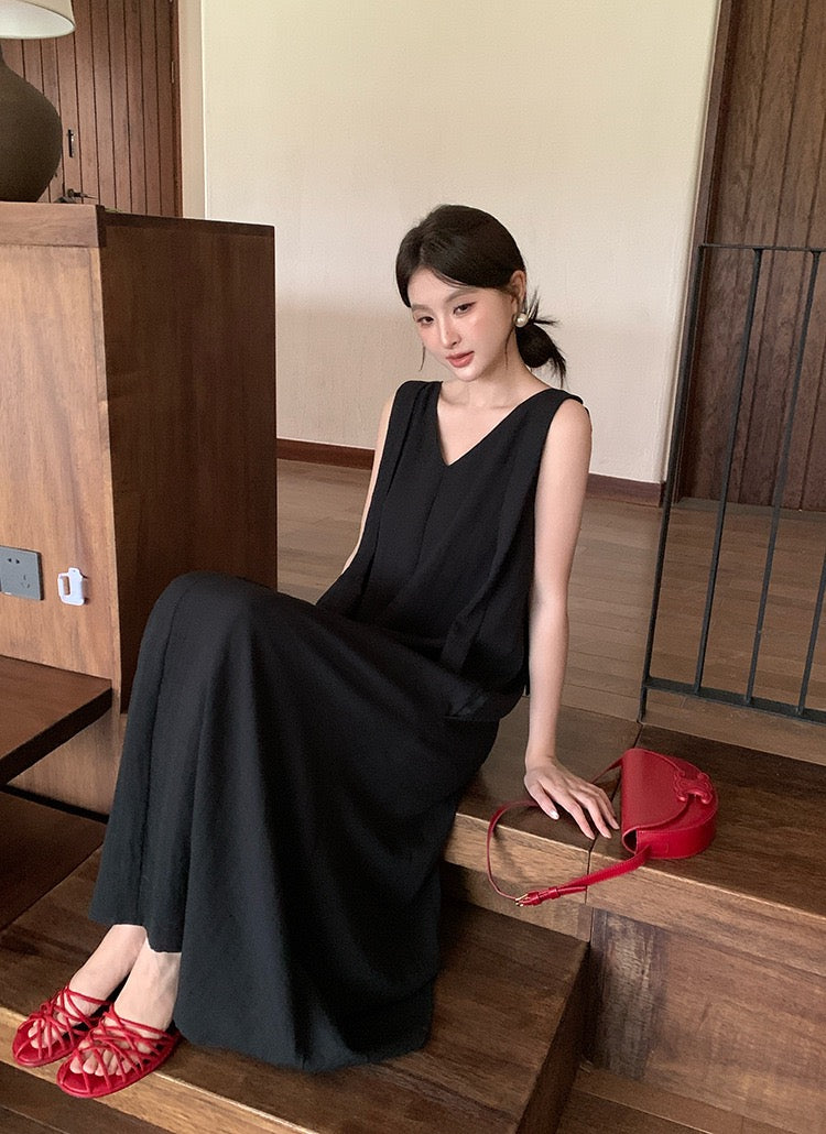 Emy Linen A-line Dress