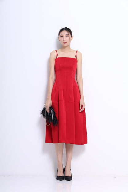 Dahlia A-line Midaxi Dress