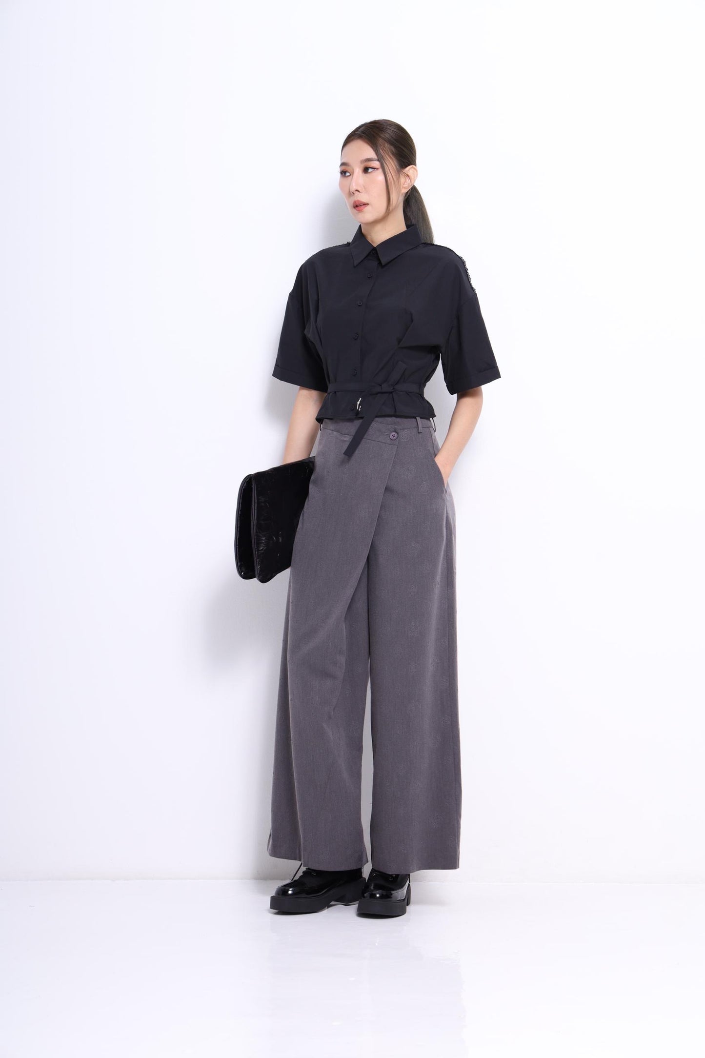 Zera Overlap Tailored Pants