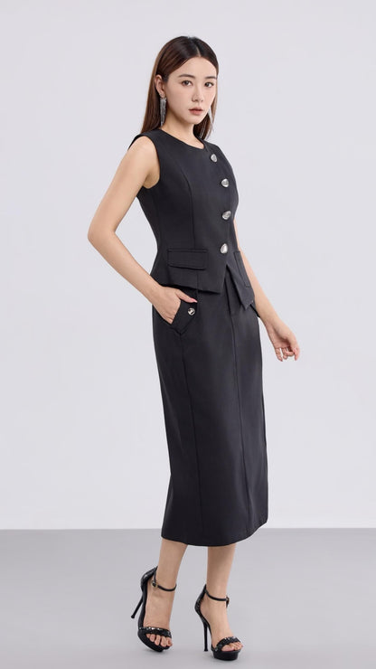 Aurelia Midi Pencil Skirt