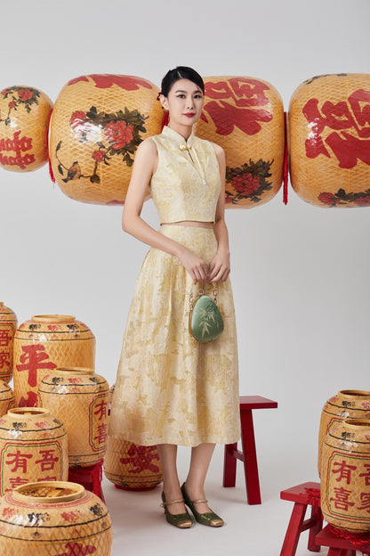 Ran Orient A-line Skirt