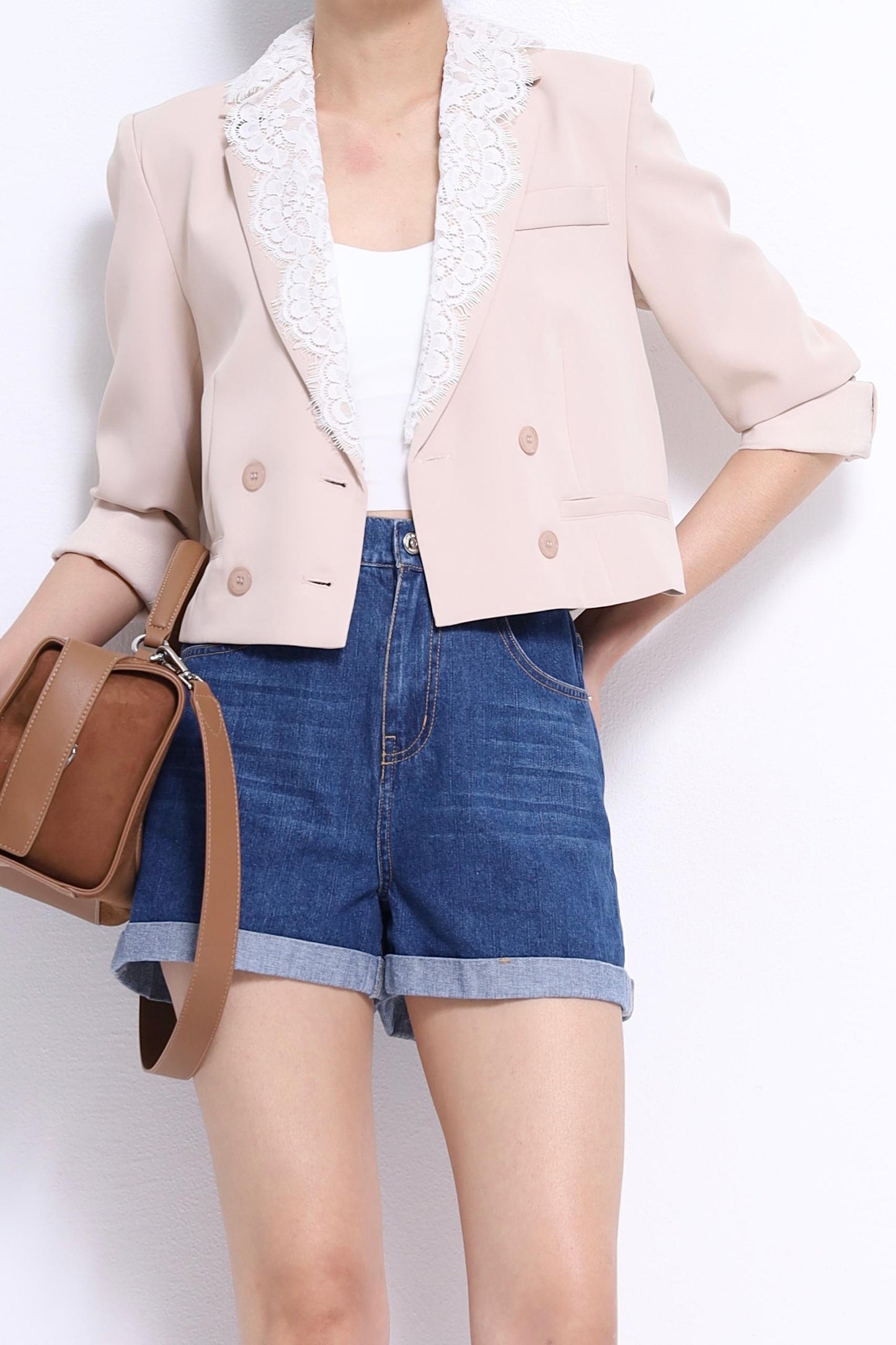 Kate Cropped Lace Jacket