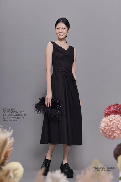 Maril A-line Drape Dress