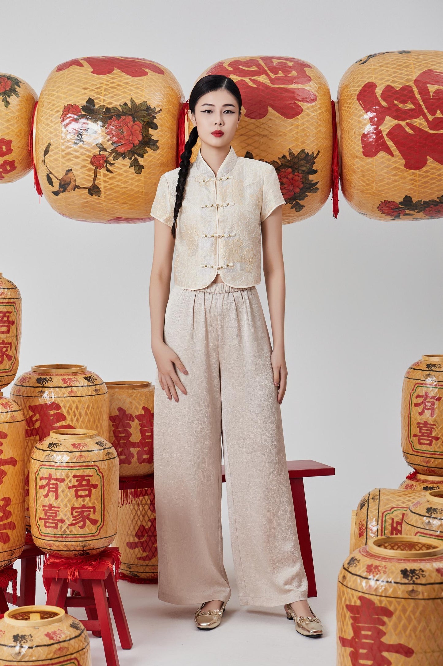 Ran Orient Qipao Top