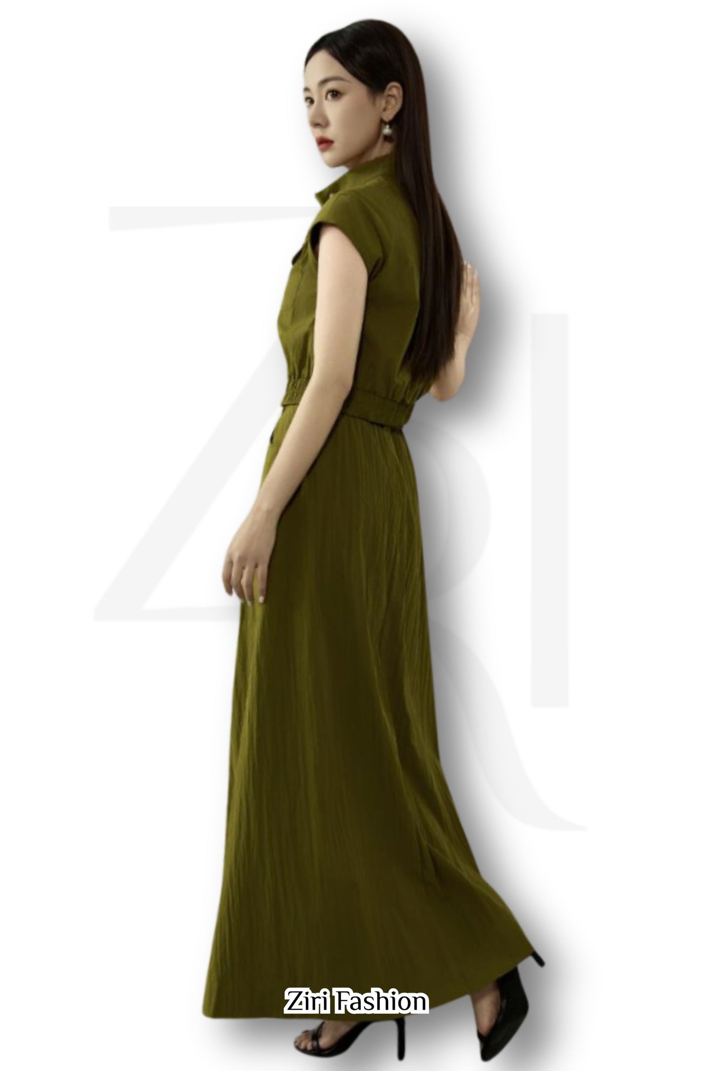 Ziri A-line Maxi Skirt