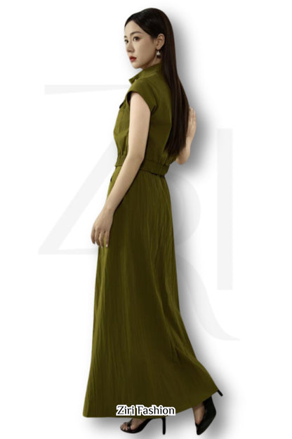 Ziri A-line Maxi Skirt
