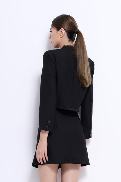 Chelsea Embroidered Cropped Jacket