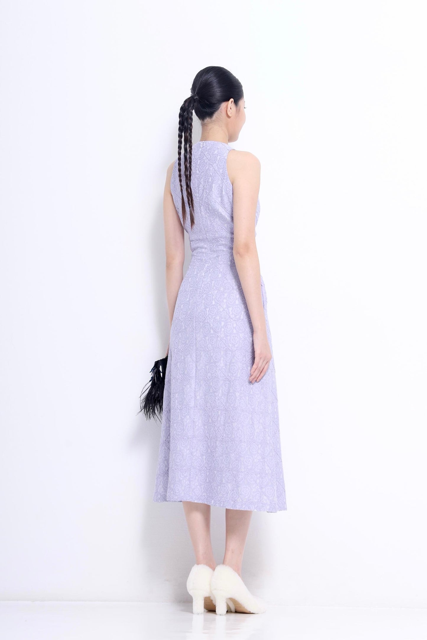 Rosalie V-neck Lace Dress