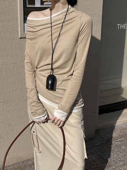 Colette Bicolor Knit Top