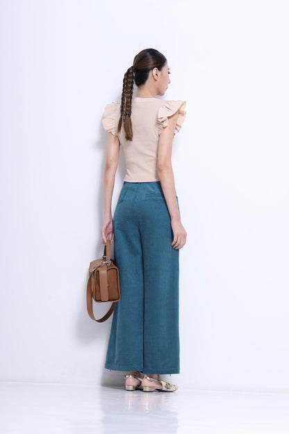 Marianne Ruffles Sleeve Top