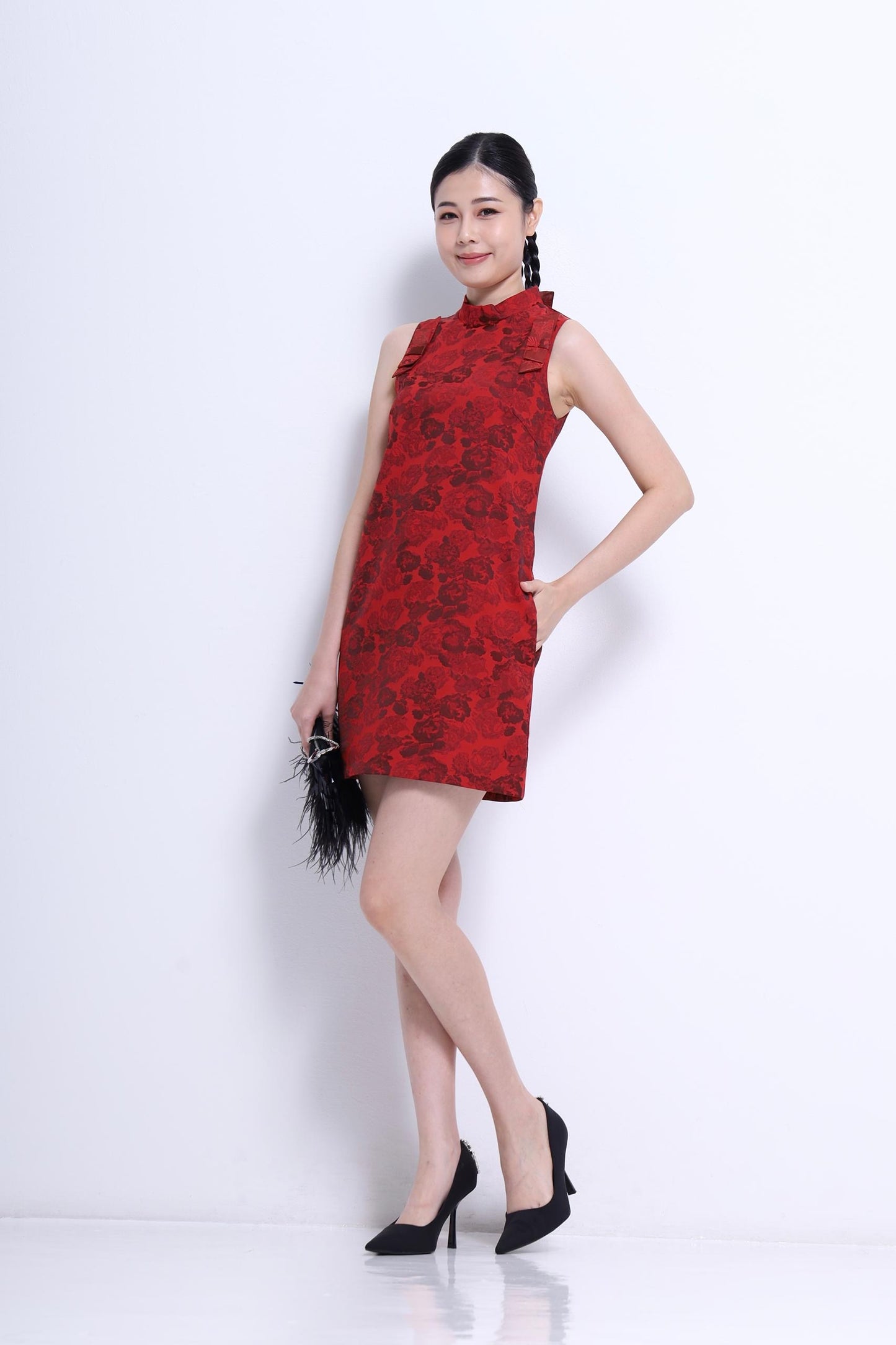 Xin Bow Babydoll Dress