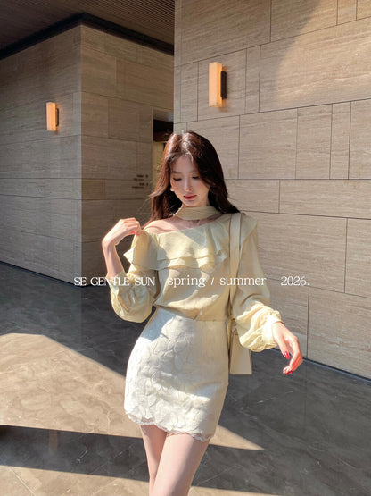 Ariel Sequins Mini Skirt