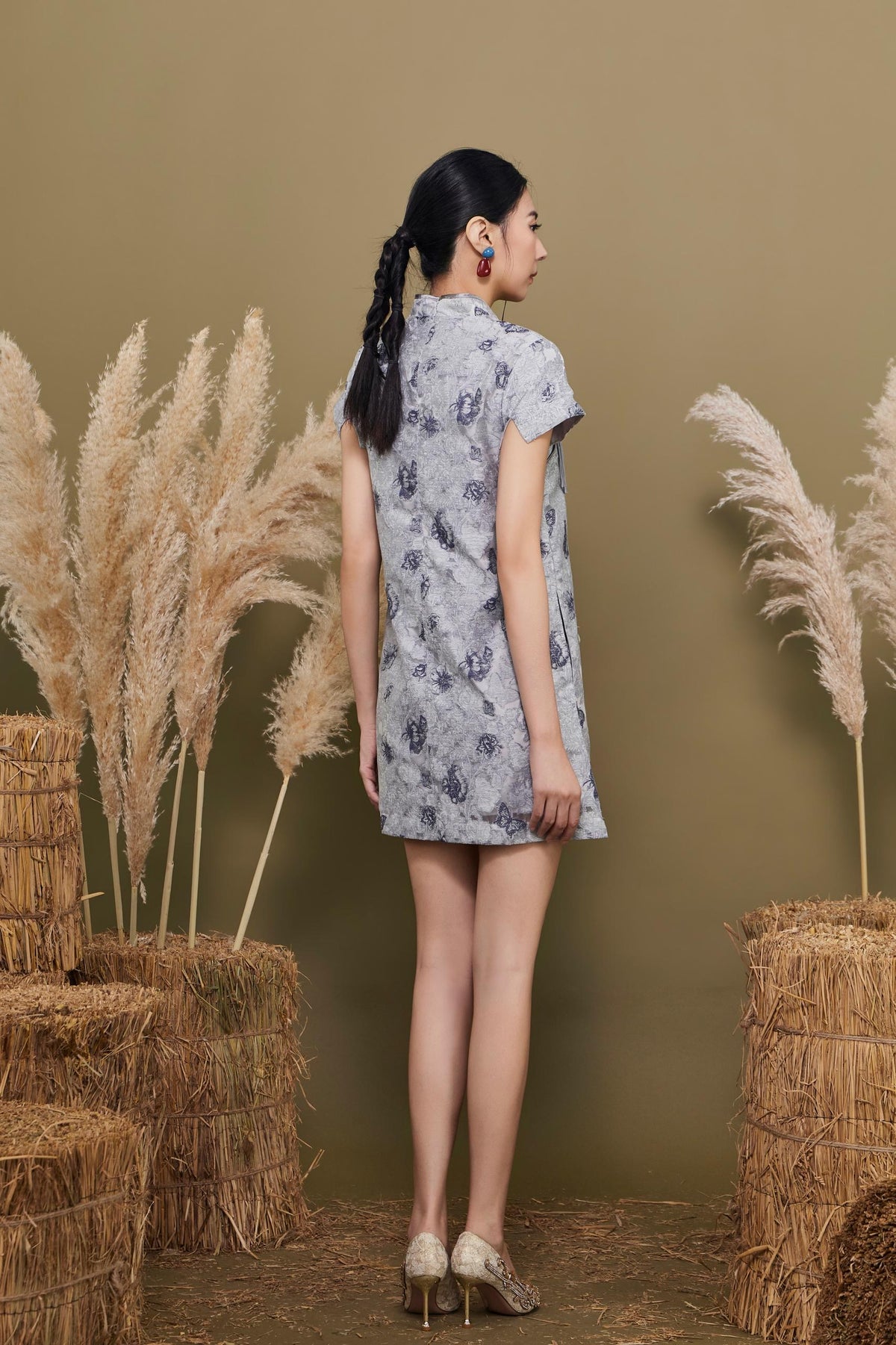 Mei Orient Organza Qipao Dress