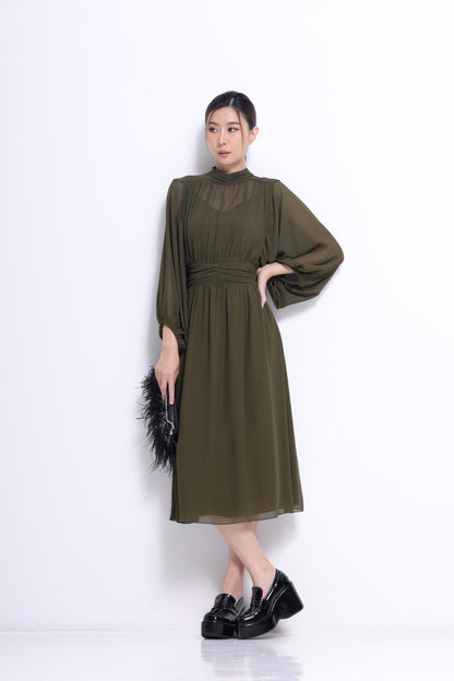 Chloe Lavalliere Chiffon Dress