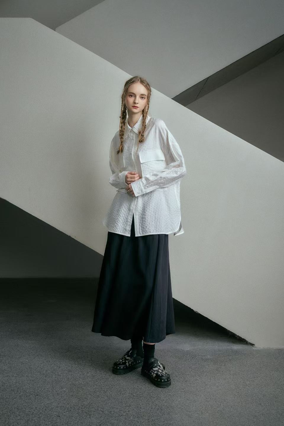 Aubrey Oversized Pocket Shirt