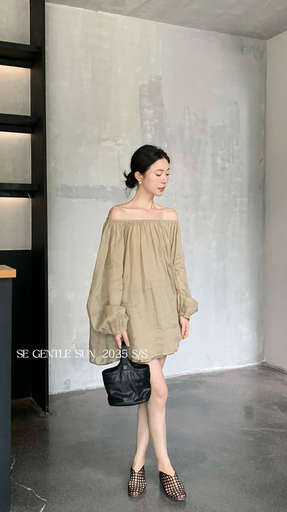 Elle Ramie Off Shoulder Setwear