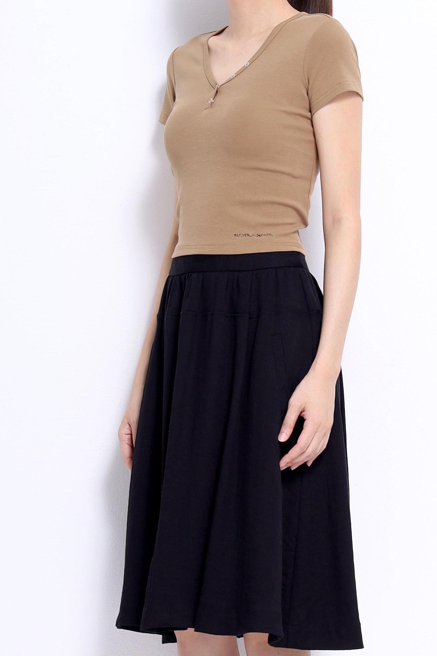 Lindy A-line Midi Skirt