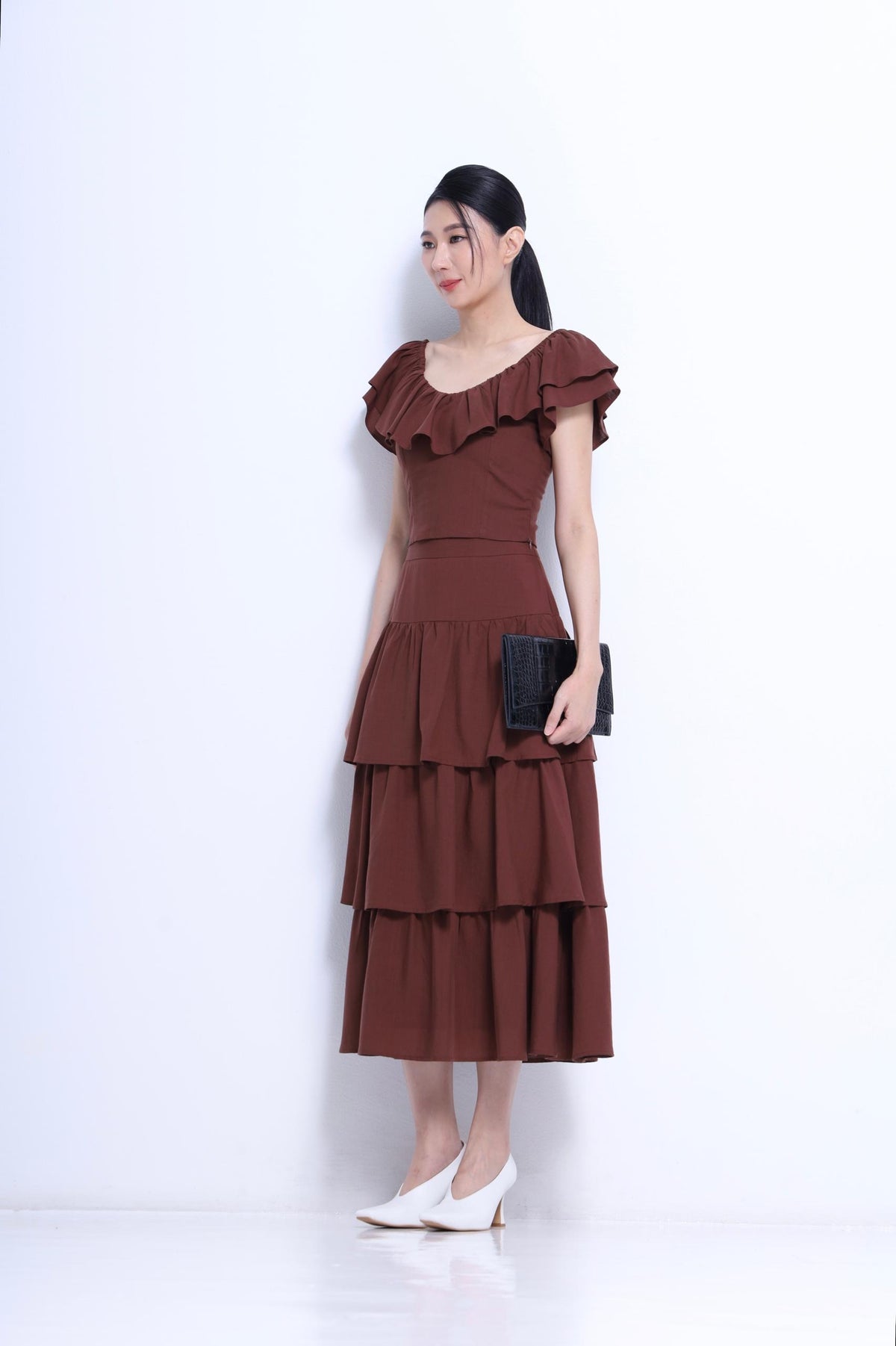 Mona Ruffle Layered Skirt